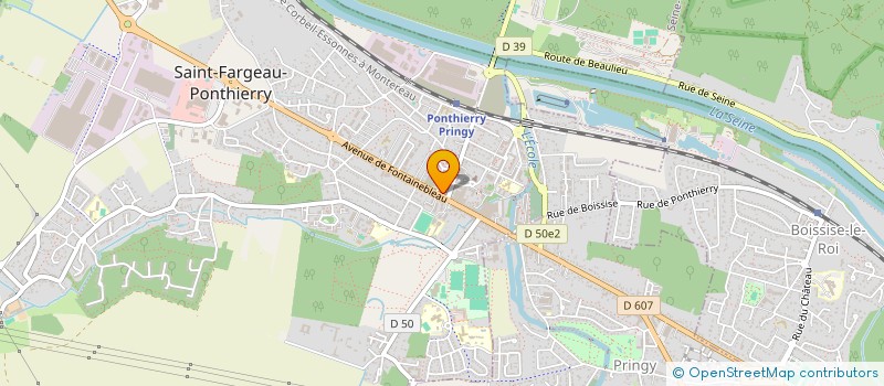 localisation de l'entreprise SYND COPROPR 60 AV FONTAINEBLEAU  SAINT-FARGEAU-PONTHIERRY