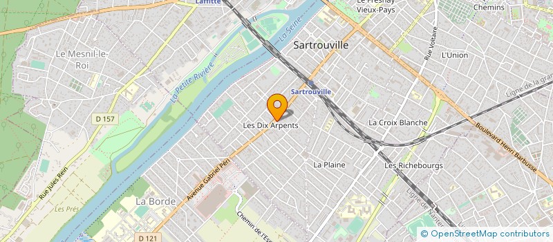 localisation de l'entreprise SYND COPROPR 79 AVE DE LA REPUBLIQUE  SARTROUVILLE