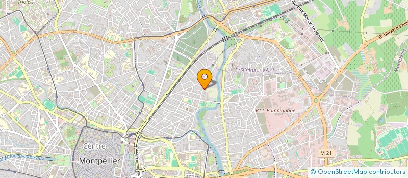 localisation de l'entreprise SYND COPROPR AGRADI à MONTPELLIER