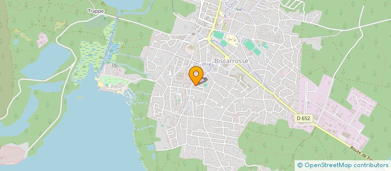 localisation de l'entreprise SYND COPROPR BATIMENT A7  BISCARROSSE