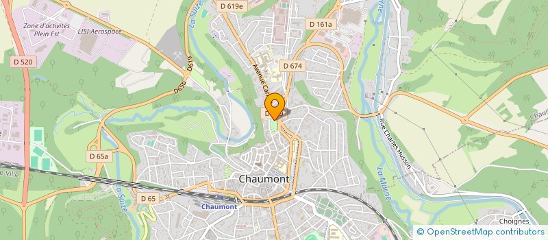 localisation de l'entreprise SYND COPROPR BEAU SITE à CHAUMONT
