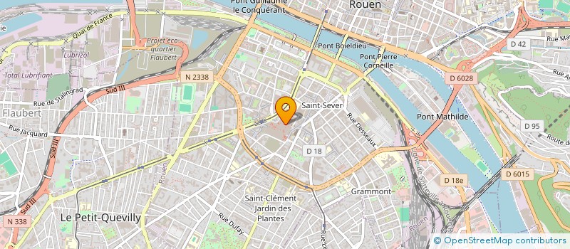 localisation de l'entreprise SYND COPROPR CENTRE COMMERCIAL ST SEVER à ROUEN