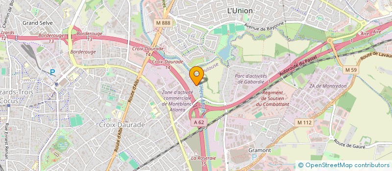 localisation de l'entreprise SYND COPROPR DES HAUTS DE POUVOURVILLE à TOULOUSE