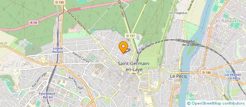 localisation de l'entreprise SYND COPROPR DU 11 RUE D'ALSACE  SAINT-GERMAIN-EN-LAYE