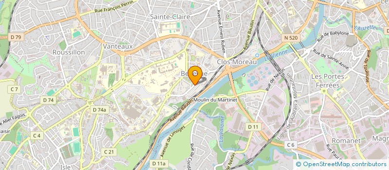 localisation de l'entreprise SYND COPROPR DU 93 99 RUE LEGENDRE  LIMOGES
