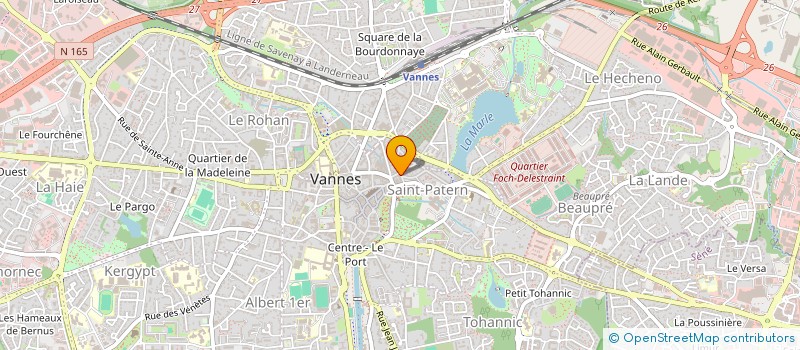 localisation de l'entreprise SYND COPROPR IMM 2 PL GAL DE GAULLE à VANNES