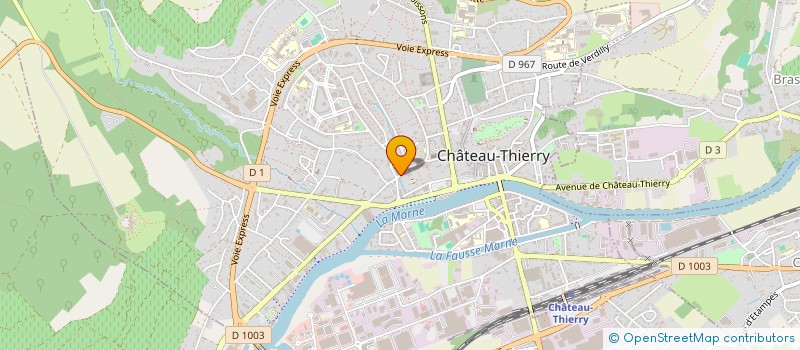 localisation de l'entreprise SYND COPROPR IMM 34 RUE SAINT MARTIN à CHATEAU-THIERRY