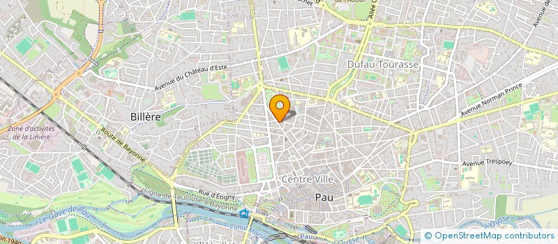 localisation de l'entreprise SYND COPROPR IMM 54 RUE MONTPENSIER à PAU
