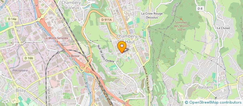 localisation de l'entreprise SYND COPROPR IMM LE MARGERIE  CHAMBERY