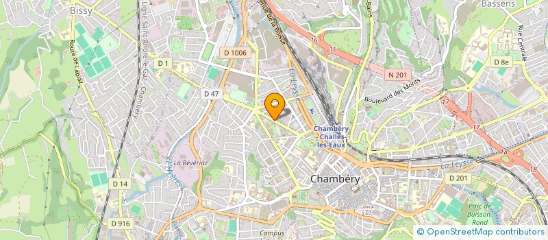 localisation de l'entreprise SYND COPROPR IMM LE VERT GALANT  CHAMBERY