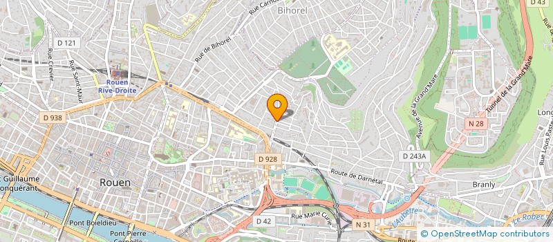 localisation de l'entreprise SYND COPROPR IMM ROUEN 15 RUE DES SAPINS à ROUEN