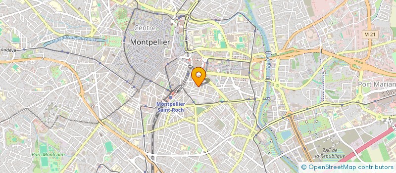 localisation de l'entreprise SYND COPROPR LAMARTINE à MONTPELLIER