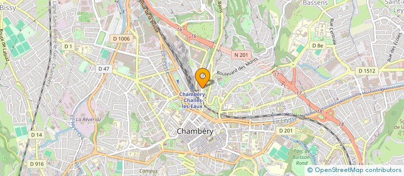 localisation de l'entreprise SYND COPROPR LE CENTENAIRE à CHAMBERY