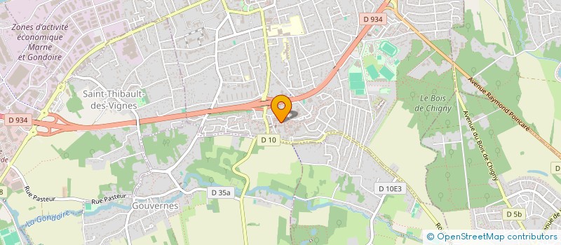 localisation de l'entreprise SYND COPROPR LE MOULIN A VENT  LAGNY-SUR-MARNE