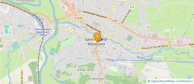 localisation de l'entreprise SYND COPROPR LE REMBRANDT  SAINT-AMAND-MONTROND