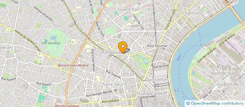 localisation de l'entreprise SYND COPROPR LES HESPERIDES LONGCHAMP  BORDEAUX