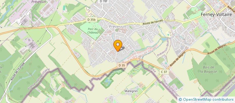 localisation de l'entreprise SYND COPROPR LES JARDINS DE PREVESSIN à PREVESSIN-MOENS