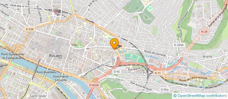 localisation de l'entreprise SYND COPROPR RES 1 RUE CHANTERIENE ROUEN à ROUEN