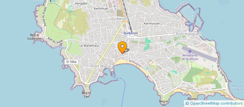 localisation de l'entreprise SYND COPROPR RES 14 & 16 PLACE HOCHE  QUIBERON