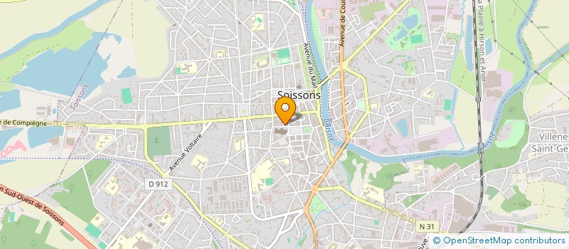 localisation de l'entreprise SYND COPROPR RES 2 PLACE DU CLOITRE à SOISSONS