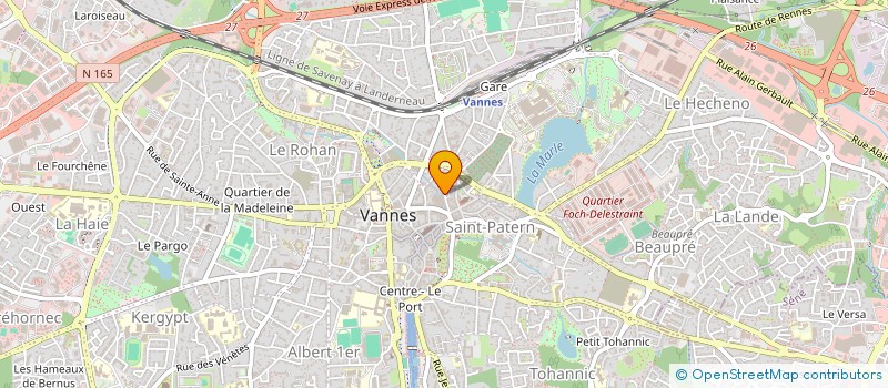 localisation de l'entreprise SYND COPROPR RES 28  30 RUE MAURY à VANNES