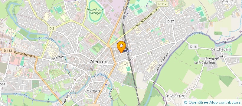 localisation de l'entreprise SYND COPROPR RES 37 BD LENOIR DUFRESNE à ALENCON