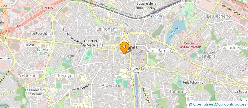 localisation de l'entreprise SYND COPROPR RES 9 RUE LESAGE à VANNES