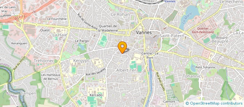 localisation de l'entreprise SYND COPROPR RES ALPHONSE GUERIN à VANNES