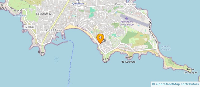 localisation de l'entreprise SYND COPROPR RES ANNA BREIZ  QUIBERON