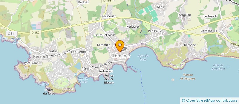 localisation de l'entreprise SYND COPROPR RES BEAU RIVAGE  PLOEMEUR