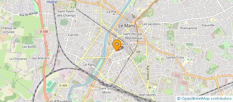 localisation de l'entreprise SYND COPROPR RES DE LA HALLE AUX TOILES  LE MANS