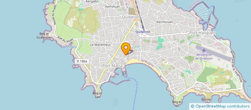 localisation de l'entreprise SYND COPROPR RES DU PARC  QUIBERON