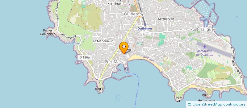 localisation de l'entreprise SYND COPROPR RES DU PHARE  QUIBERON