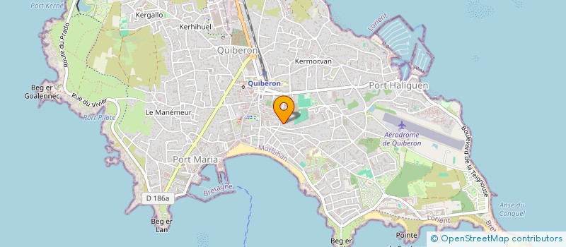 localisation de l'entreprise SYND COPROPR RES GRAZIELLA  QUIBERON