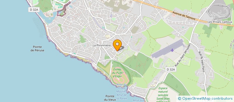 localisation de l'entreprise SYND COPROPR RES HAUTS LA PIRONNIERE II à LES SABLES D'OLONNE