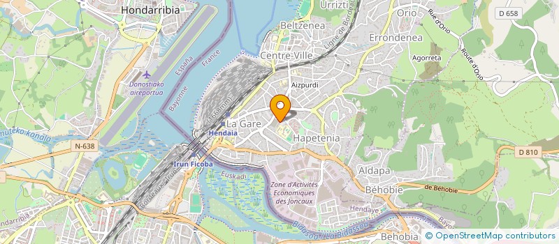 localisation de l'entreprise SYND COPROPR RES IRANDATZEKO GAINEAN A3  HENDAYE