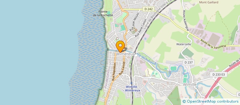 localisation de l'entreprise SYND COPROPR RES LA FALAISE  WIMEREUX