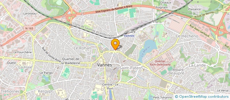 localisation de l'entreprise SYND COPROPR RES LE COURLIS à VANNES