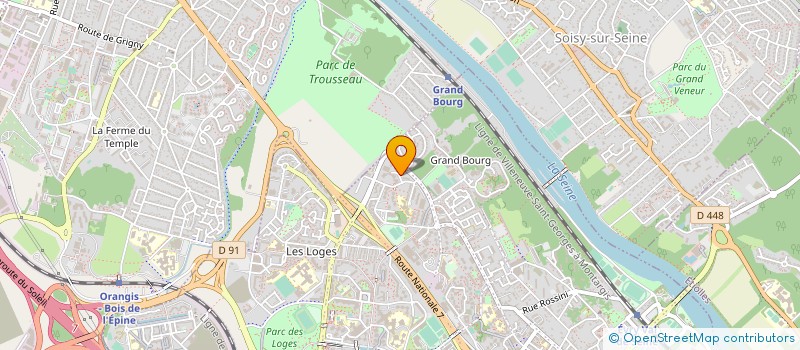 localisation de l'entreprise SYND COPROPR RES LE LIBERTY  EVRY-COURCOURONNES