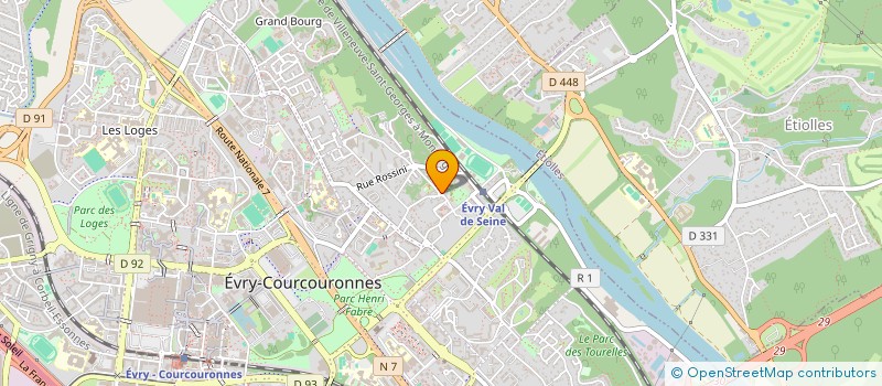 localisation de l'entreprise SYND COPROPR RES LE PUITS JAMET  EVRY-COURCOURONNES