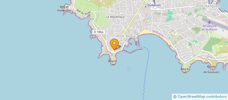 localisation de l'entreprise SYND COPROPR RES LES BRISANTS  QUIBERON