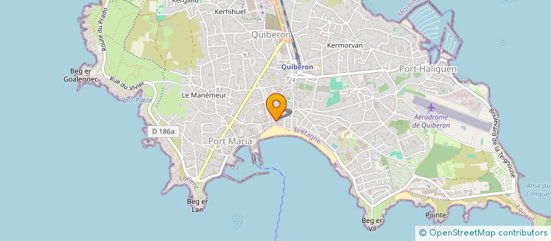 localisation de l'entreprise SYND COPROPR RES LES DAUPHINS  QUIBERON