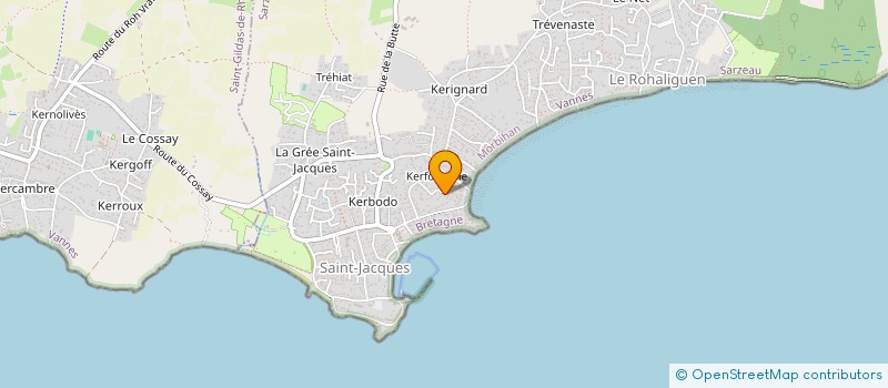 localisation de l'entreprise SYND COPROPR RES LES DUNES  SARZEAU