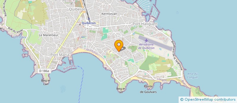 localisation de l'entreprise SYND COPROPR RES LES NAIADES  QUIBERON