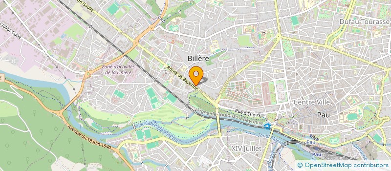 localisation de l'entreprise SYND COPROPR RES PARC DU CHATEAU  BILLERE