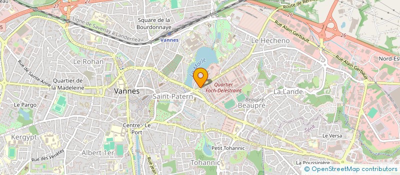 localisation de l'entreprise SYND COPROPR RES PEN DUICK à VANNES