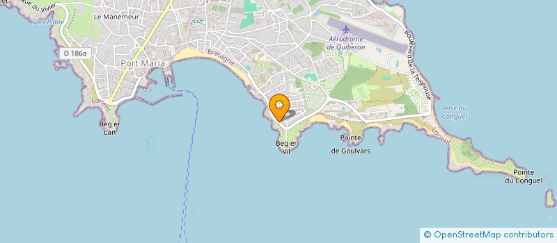 localisation de l'entreprise SYND COPROPR RES PEN DUICK  QUIBERON