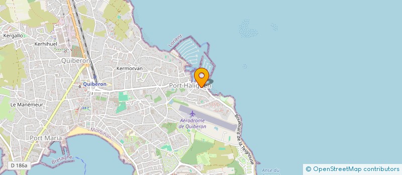 localisation de l'entreprise SYND COPROPR RES PORIGO  QUIBERON