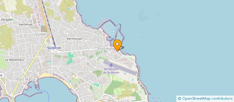 localisation de l'entreprise SYND COPROPR RES PORT HALIGUEN PLAISANCE  QUIBERON