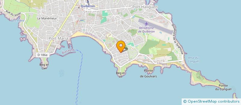 localisation de l'entreprise SYND COPROPR RES ST GILLES  QUIBERON